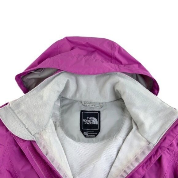North Face Hyvent Purple Full Zip Hooded Wind Jacket - Picture 2 of 7